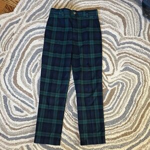 Vineyard Vines Plaid Pants - Green and Navy